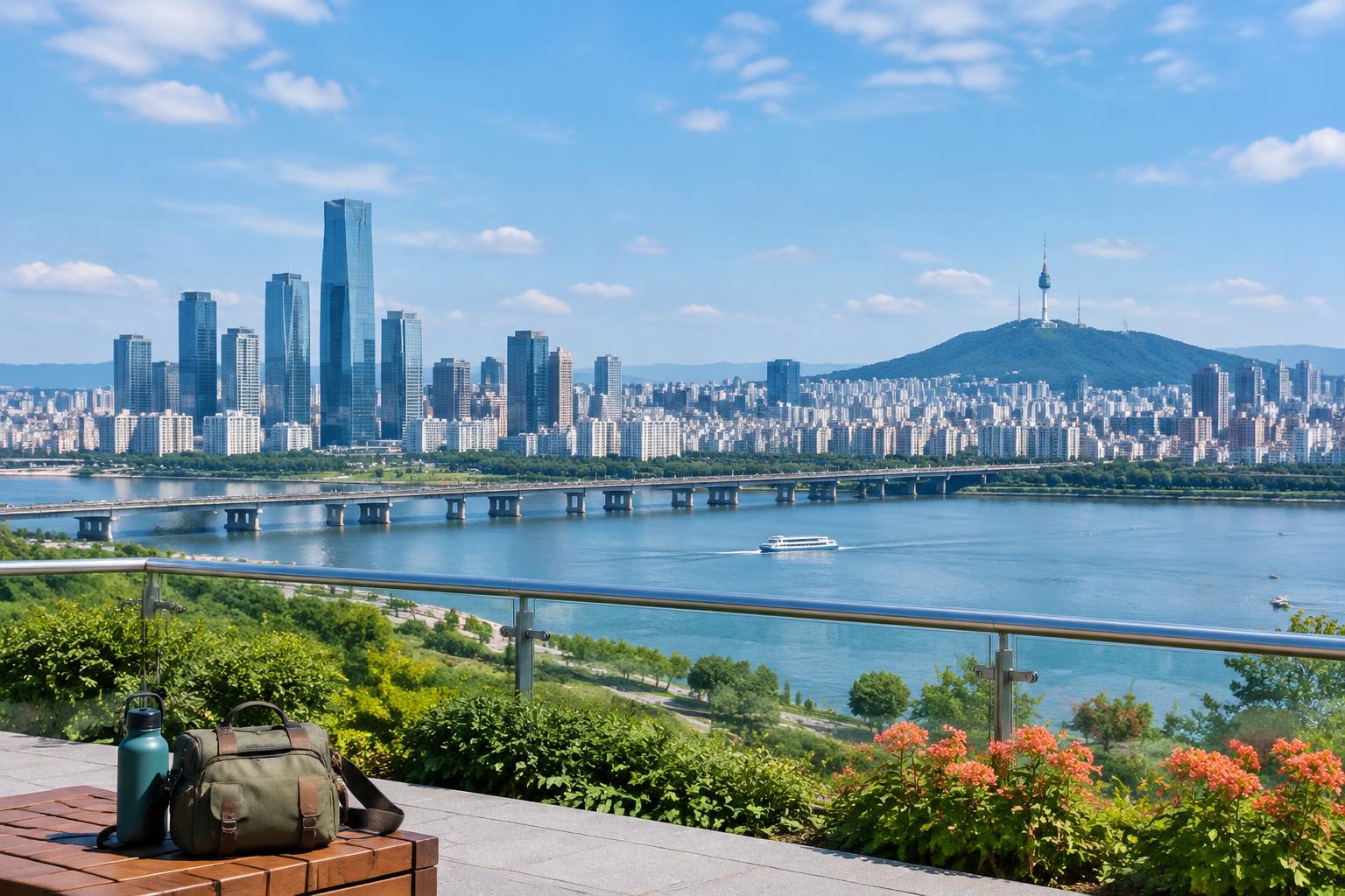 Editorial illustration: Planning Your Medical Travel to Seoul for EHL BIO Services